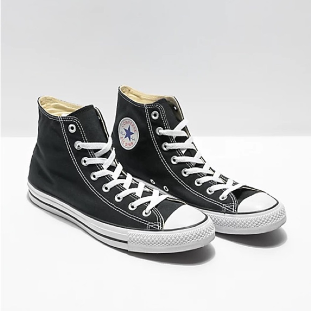 Converse Black and White High-Top Sneakers